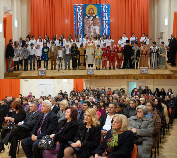A Szent Szávó Napi ünnepség